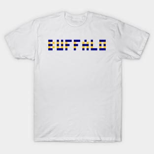 Pixel Hockey City Buffalo 1996 Retro T-Shirt